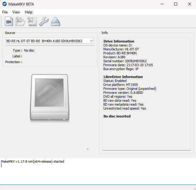 Libredrive screenshot