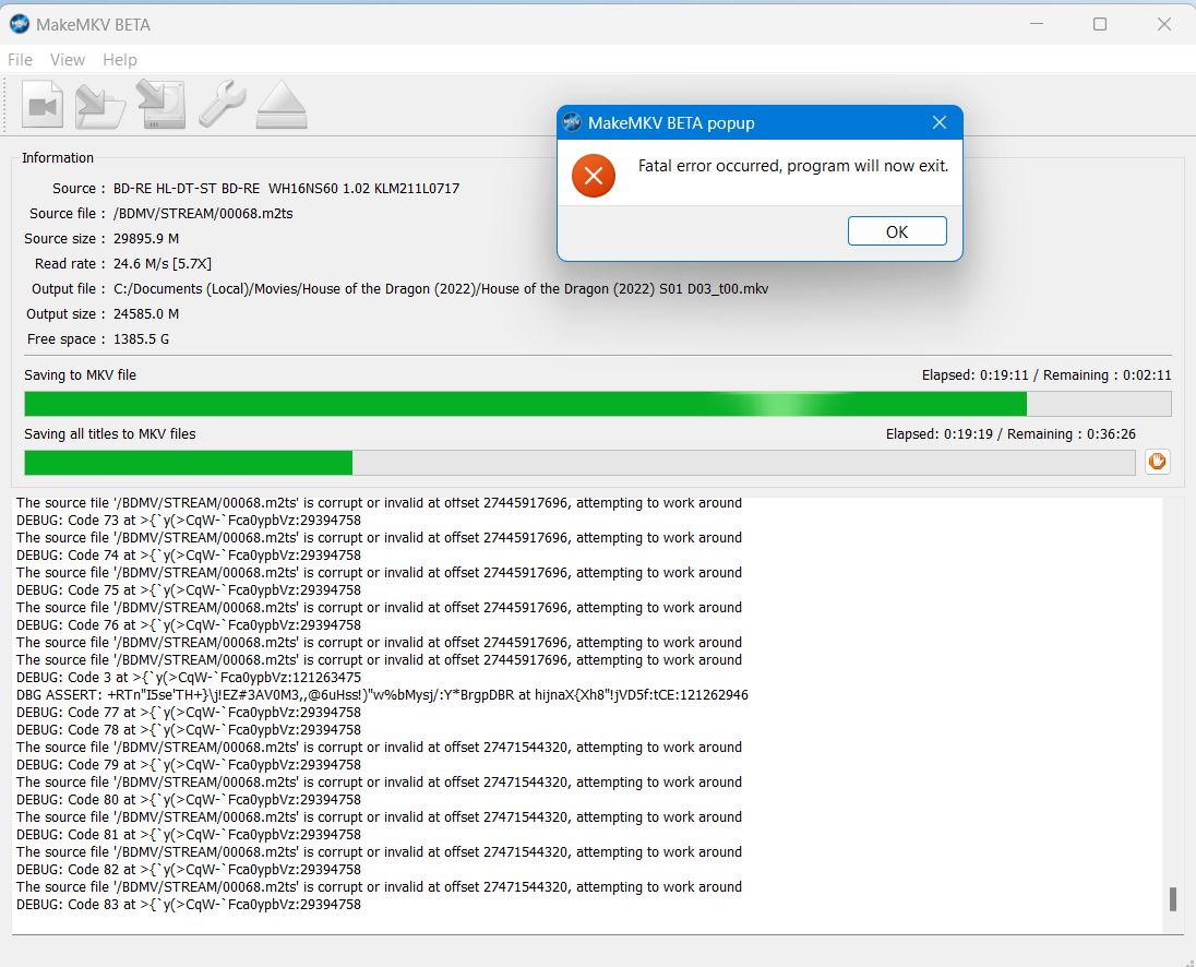 MakeMKV BETA 2025-01-26 Fatal Error.png