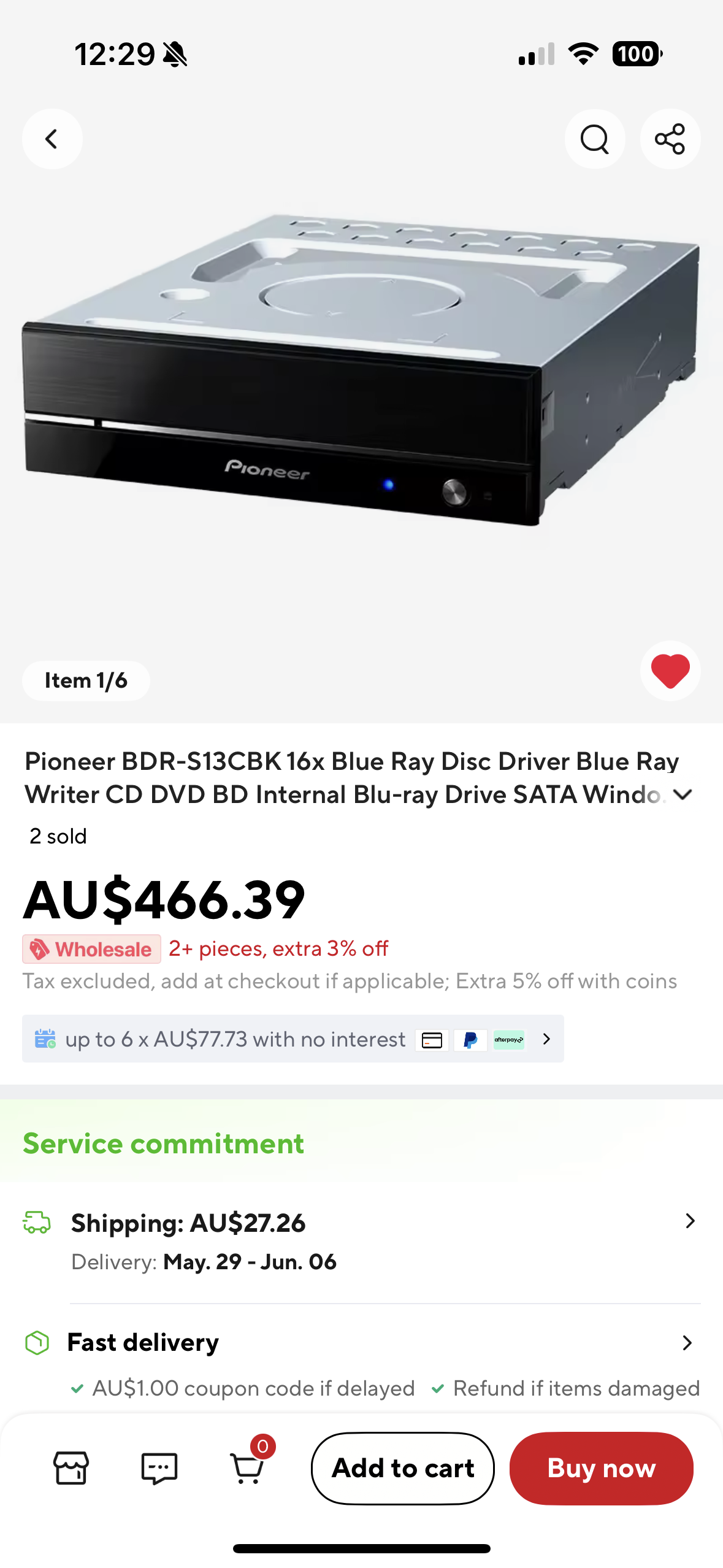 Advert for BDR-S13CBK