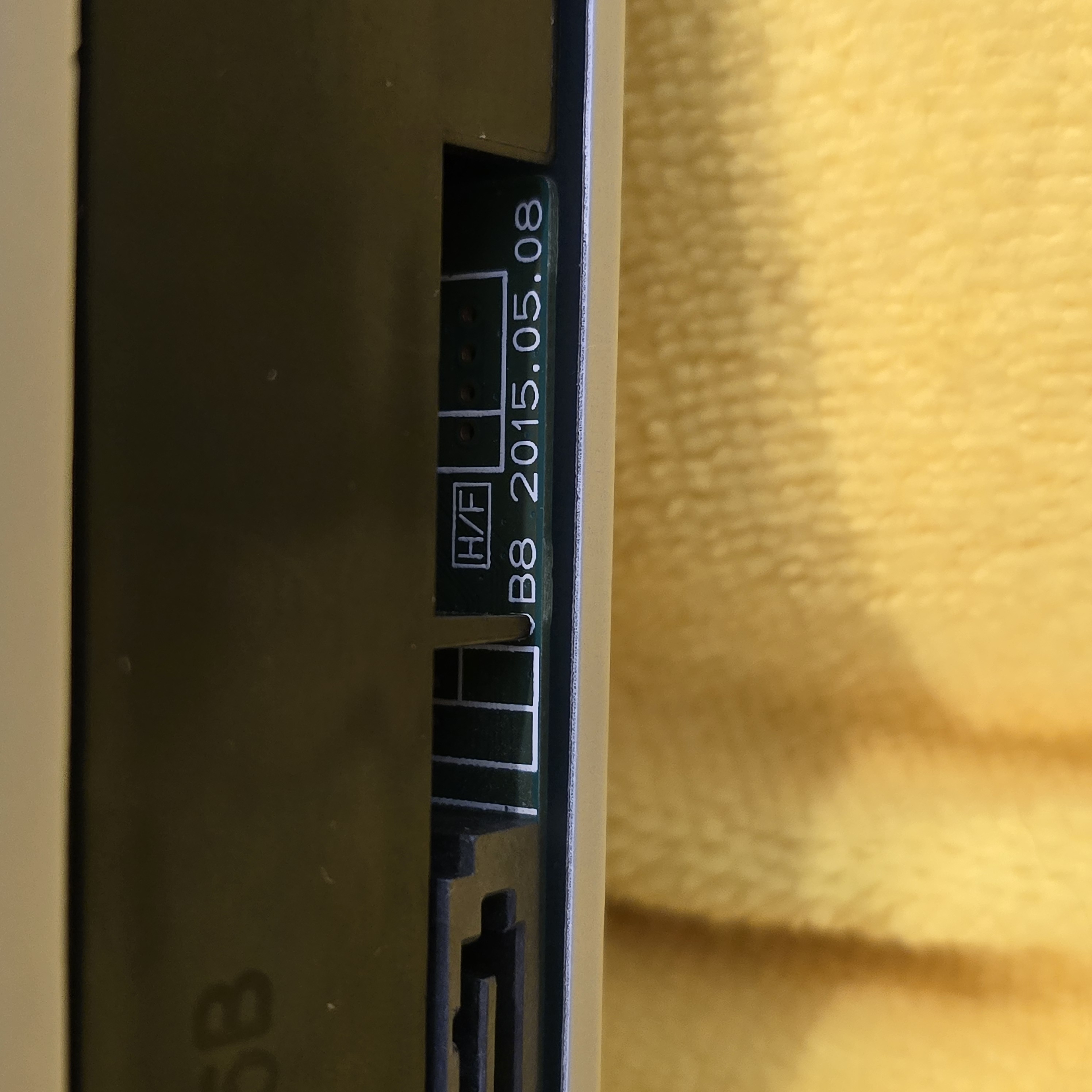 Must see 2015.05.08 printed on pcb board
